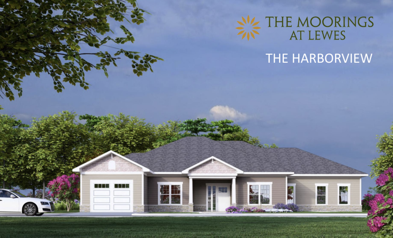 A rendering of a cottage unit. SOURCE: SUSSEX COUNTY